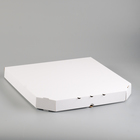 Коробка для пиццы, белая, 42 х 42 х 4,5 см - фото 318255992