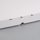 Коробка для пиццы, белая, 42×42×4.5 см - Фото 2