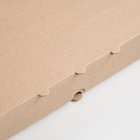 Коробка для пиццы, бурая, 42 х 42 х 4,5 см - Фото 2