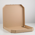 Коробка для пиццы, бурая, 42 х 42 х 4,5 см - Фото 3