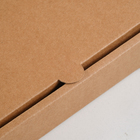 Коробка для пиццы, бурая, 30 х 30 х 4 см - Фото 2