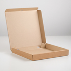 Коробка для пиццы, бурая, 30 х 30 х 4 см - Фото 3