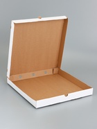 Коробка для пиццы, белая, 33×33×4 см - Фото 4