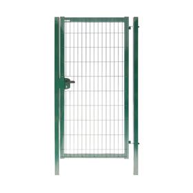 Калитка металлическая 173×100 см, толщина металла 4 мм, с замком, зелёная 4699352