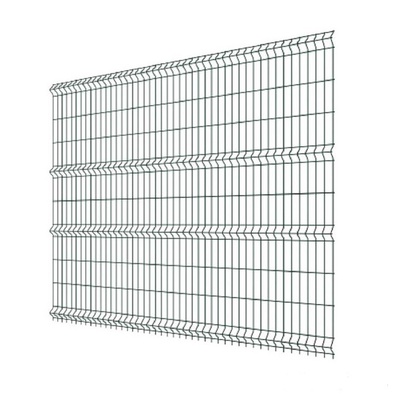 Панельное ограждение, 2.5×1.53 м, ячейка 200×55 мм, d=4 мм, зелёное