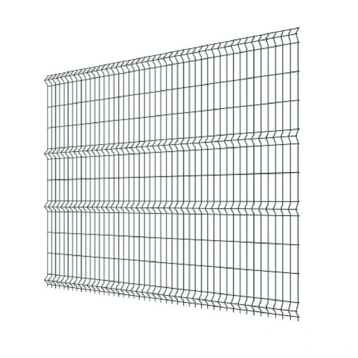 Панельное ограждение, 2.5×2.03 м, ячейка 200×55 мм, d=4 мм, зелёное - Фото 1