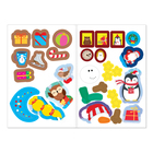 Наклейки набор «Новогодние аппликации», 2 шт. по 12 стр. - Фото 3