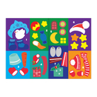 Аппликации с наклейками набор «Зимние забавы», 2 шт. по 12 стр. - Фото 3