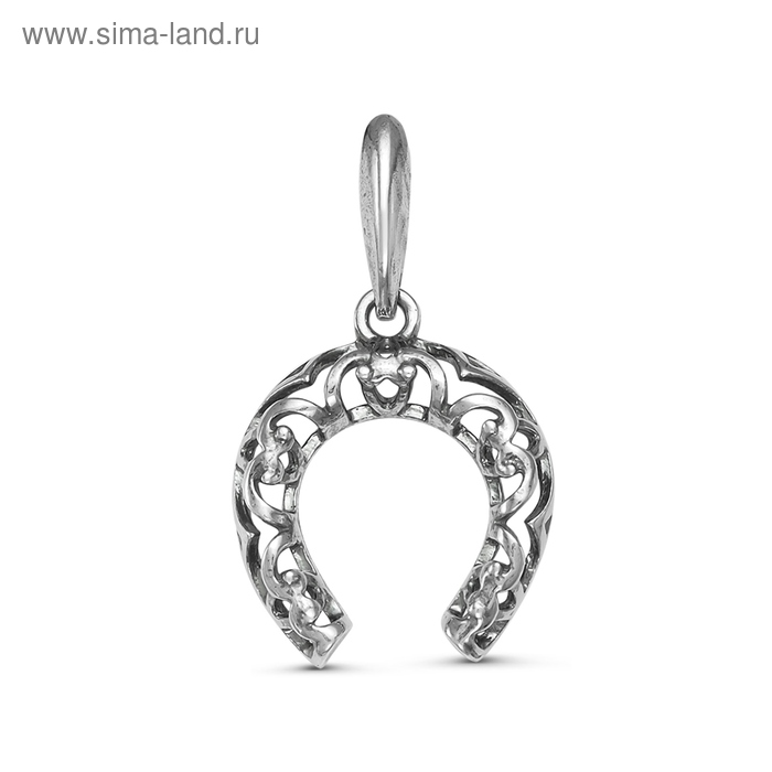 Подвеска «Подкова», посеребрение - Фото 1