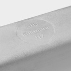 Форма для выпечки хлеба KUKMARA, 1.95 л, 22×11×11.5 см, Л-7, литой алюминий - Фото 4