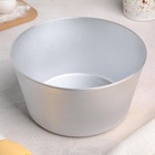 Хлебная форма, 18×18×9 см, средняя, круглая, цвет серебряный - Фото 5