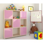 Стеллаж для детской комнаты Джери дуб молочный/розовый  (артикул 4663995)  большой выбор товаров оптом и в розницу по низким ценам с доставкой