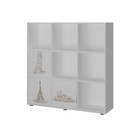 Стеллаж для детской комнаты ДМ9 белый с фотопечатью  (артикул 4664016)  большой выбор товаров оптом и в розницу по низким ценам с доставкой