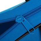 Папка с ручками текстильная А4, 350 х 265 х 45 мм, ПМД 2-42 "Офис", внутренний карман, ярко-голубая/чёрная - Фото 3