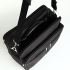 Сумка мужская «ЗФТС», цвет чёрный - фото 26368183