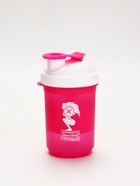 Шейкер спортивный «Доминируй, властвуй, приседай», розовый, с чашей под протеин, 500 мл - Фото 3