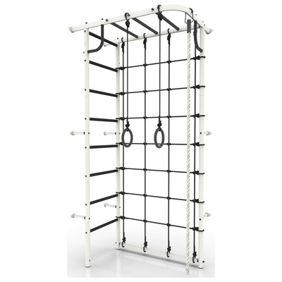 Детский спортивный комплекс «Рукоход угловой», 700 × 1150 × 2170 мм, покрытие ПВХ, цвет белый