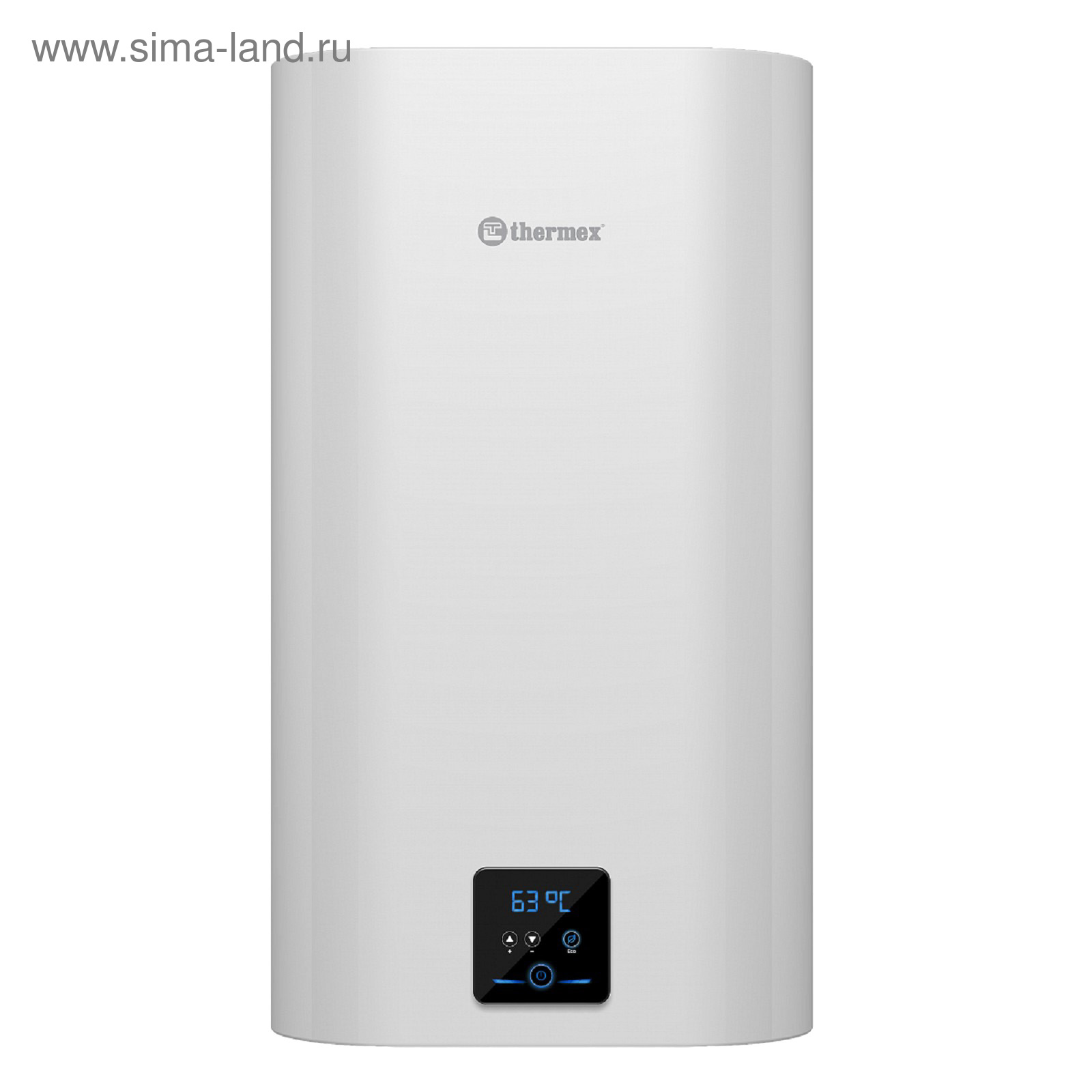 Водонагреватель Thermex Smart 80 V, накопительный, 2 кВт, 80 л, дисплей ...