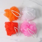 Мочалка для тела Доляна «Шар», 15 г, МИКС - Фото 4