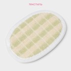 Мочалка для тела детская натуральная Доляна, с резинкой, 11.5×8 см, цвет МИКС - Фото 3