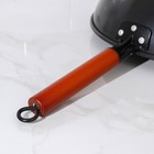 Сковорода-Wok «Жаклин», d=32 см, деревянная ручка, цвет чёрный - Фото 4