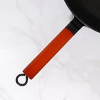 Сковорода-Wok «Жаклин», d=32 см, деревянная ручка, цвет чёрный - Фото 5