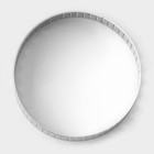 Форма перфорированная для выпечки Доляна «Круг», d=10 см, цвет серебристый - Фото 3