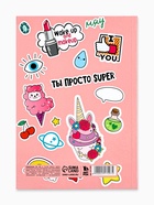 Ежедневник А5, 80 листов в твердой обложке, GRL RWR - Фото 4