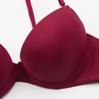 Бюстгальтер женский, цвет бордо, размер 85С (факт 80С) - Фото 2