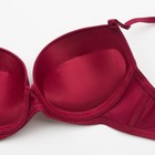 Бюстгальтер женский, цвет бордо, размер 85С (факт 80С) - Фото 4