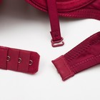 Бюстгальтер женский, цвет бордо, размер 85С (факт 80С) - Фото 5