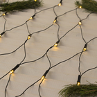 УЦЕНКА Гирлянда «Сеть» 1.6×1.6 м, 144 LED, 220 В, 8 режимов, свечение тёплое белое - Фото 6
