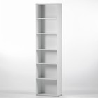 Стеллаж Лофт 1900 6 ниш, 1916х244х500, Белый - Фото 1