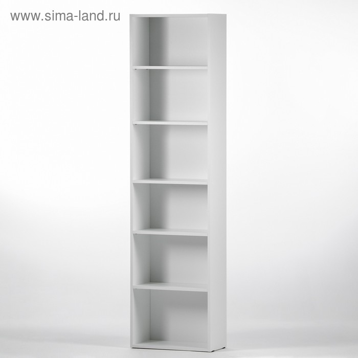 Стеллаж Лофт 1900 6 ниш, 1916х244х500, Белый - Фото 1