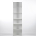 Стеллаж Лофт 1900 6 ниш, 1916х244х500, Белый - Фото 3