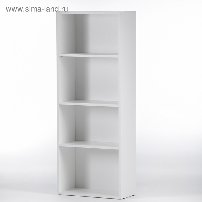 Шкаф – стеллаж «Клик Мебель. Лофт», 3 полки, 1284×244×500 мм, цвет белый - Фото 1