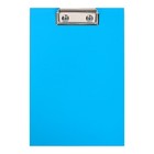 Планшет с зажимом А5, ErichKrause Neon, голубой - фото 8902314
