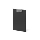 Планшет с зажимом А5, 2 мм, ErichKrause Standard, картон/бумвинил, черный (клипборд) - фото 20997990