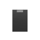 Планшет с зажимом А5, 2 мм, ErichKrause Standard, картон/бумвинил, черный (клипборд) - Фото 2