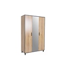 Шкаф 3-х створчатый Лофт 1300х550х2100 крафт золотой - фото 27781706