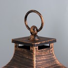 Ночник "Фонарь лофт " LED черный с медной патиной 13х13х31 см RISALUX - фото 23544921