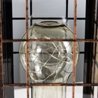 Ночник "Фонарь лофт " LED черный с медной патиной 13х13х31 см RISALUX - фото 23544923