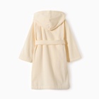 Халат махровый детский «Экономь и Я», размер 30, хлопок 100%, 340 г/м², молочный - Фото 3