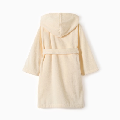 Халат махровый детский Экономь и Я, р. 30, цв.молочный, 100% хл 340 г/м2