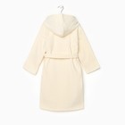 Халат махровый детский «Экономь и Я», размер 30, хлопок 100%, 340 г/м², молочный - Фото 2