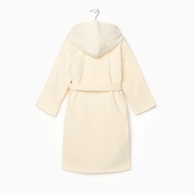 Халат махровый детский Экономь и Я, р. 30, цв.молочный, 100% хл 340 г/м2