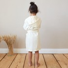 Халат махровый детский «Экономь и Я», размер 30, хлопок 100%, 340 г/м², молочный - Фото 7