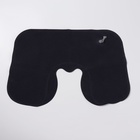 Подушка надувная для шеи, дорожная, 42×26.5 см, синяя - Фото 4