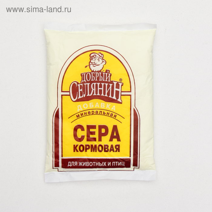 Сера кормовая "Добрый селянин" для животных и птиц, 300 г - Фото 1