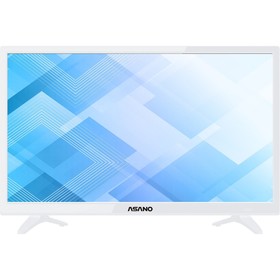 Телевизор Asano 24LH1011T, 24", 1366×768, DVB-T2, HDMI, USB, белый 4701193